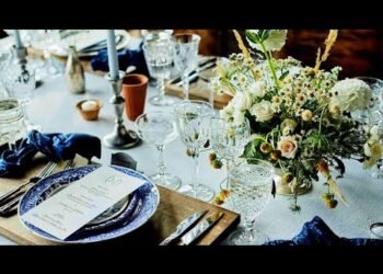 Floral Dining Modern Dining Table Decoration  Dining For Wedding  and Party