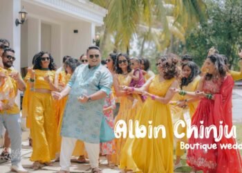 Albin & Chinju’s Power-Packed Intimate Wedding | A Celebration of Love & Unity