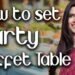 How one can set Party Buffet Table (English Subtitles) – Ghazal Siddique