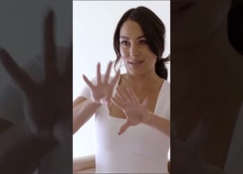 Nikki Bella tries on her 1st wedding dress from John Cena engagement #shorts | Nikki Bella Says I Do