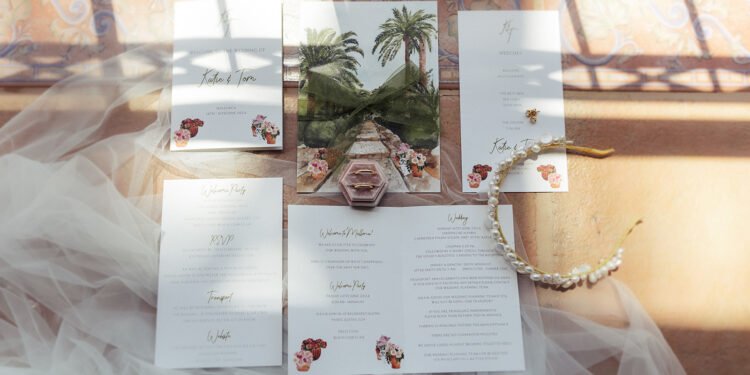 The Elegante by Michelle J Ultimate Couples’ Guide to Destination Wedding Stationery: 11 FAQs