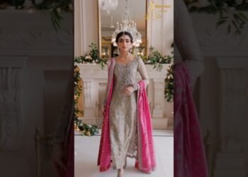 Beautiful Elegant Stylish Embroidered Wedding Bridal and Party Dress Collection You’ll like it ♥️