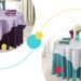 Fine quality Customize Hotel wedding satin Table cloth Polyester Round party Tablecloth