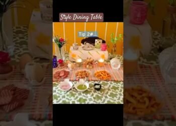 Dining Table Setup Ideas-2 | Party Table Decoration #diningtable #partydecorationideas #homedecor