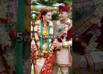 Top 10 Most Beautiful Wedding Dress From Different Countries #shorts