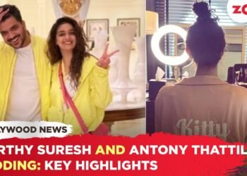 Keerthy Suresh shares FIRST sneak peek from her INTIMATE wedding with beau Antony Thattil!