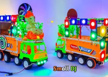 Diy Mini Wedding Dj Road Lights Gadi Wala Dj | Mini Dj Truck Decoration Dj Setup Loading Part:- 1