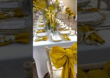 Outdoor table setup decor  💛😍#design #youtubeshorts #decoration #birthday #love #wedding #music
