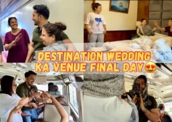Destiny Wedding Venue 😍 #rokafied #vihaannjasleen #vlog