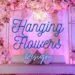 Best Wedding Stage Design – Hanging Flowers