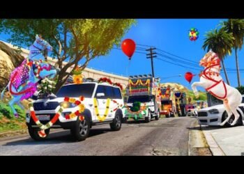 50 डीजे और ताबड़तोड़ बारात !! Rajasthani Top dj With ghodi !! GTA 5 STORY 50 DJ Wedding Viral Song