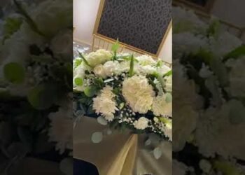 head table arrangement by An English Garden Flowers And Gifts