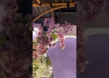 dekorasi intimate wedding #wedding #akadnikah #backdroplamaran #dekorasimurah