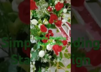 Easy Wedding Stage Design#wedding #eventflowers #events #youtubeshorts