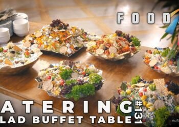 catering food ideas #131 Salad Buffet Table ideas