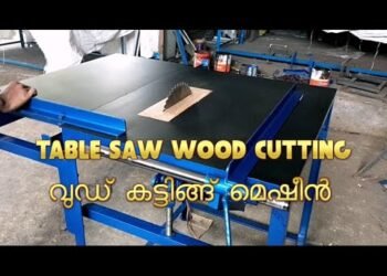 Table saw wood cutting machine