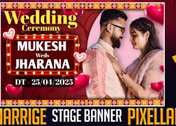 Marriage Stage Banner Editing In PIXELLAB ! Wedding Ceremony Stage Banner Editing Tutorial
