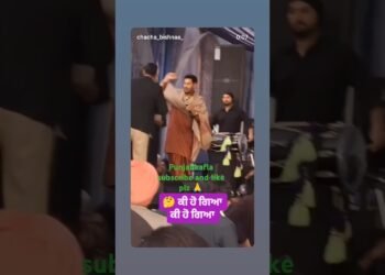 Harbhajan maan fight in stage ਕੁਝ ਬੈਸਬਾਜੀ ਹੋ ਗਈ ਸੀ live wedding