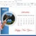 The way to Design a Table Calendar in Microsoft Word | Desk Calendar Design in MS Word