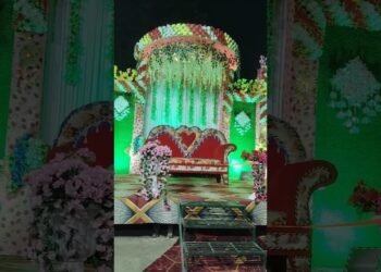 Wedding stage decoration design #shorts #wedding #decoration