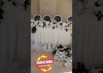 Wedding bride & groom table decorations #diywedding #wedding #backdrop #bride