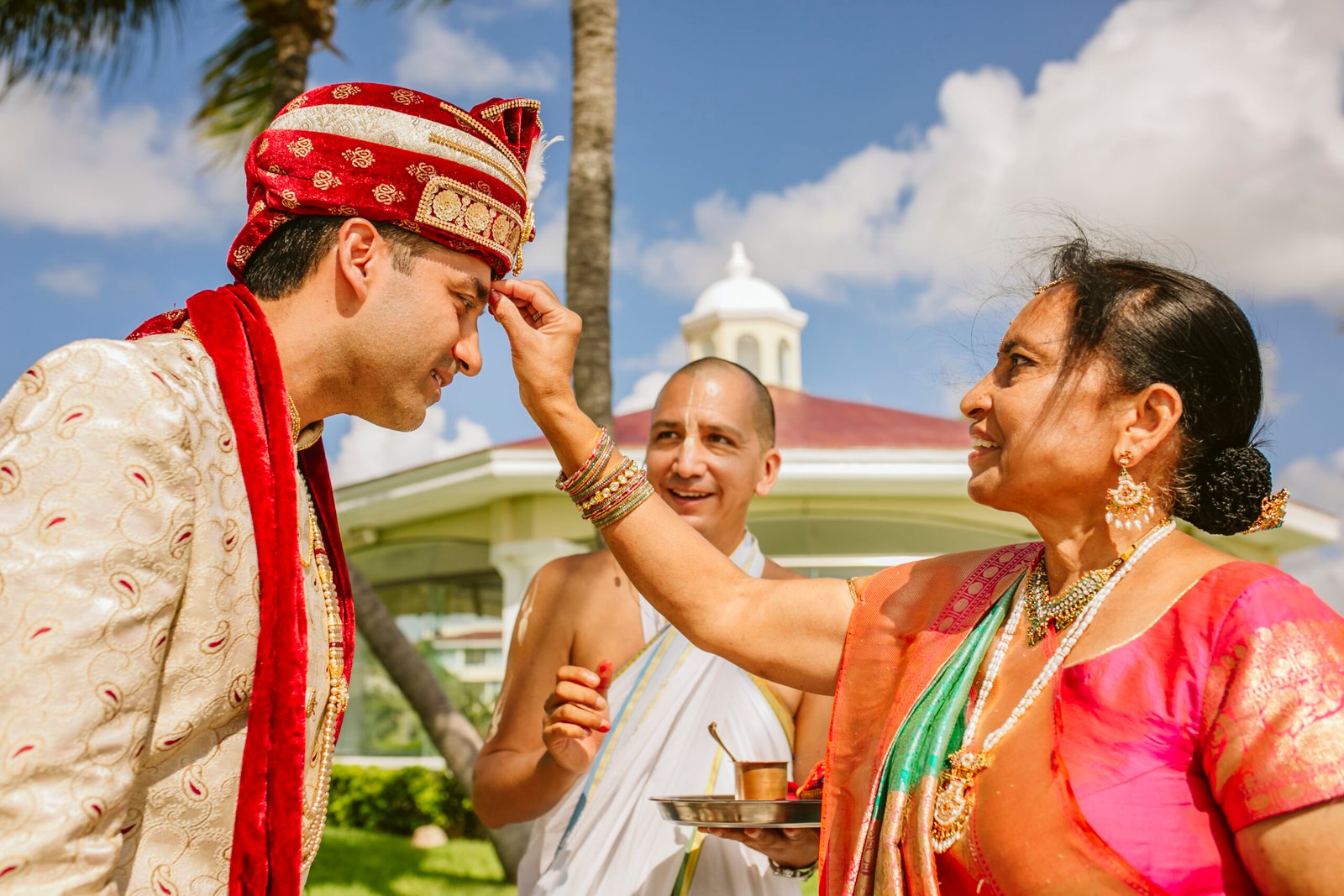 South Asian wedding celebration photographed at Moon Palace Cancun