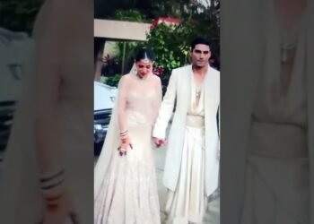 #Prateik Babbar & Beautiful Wife Priya Make First Appearance After Intimate Wedding Rituals