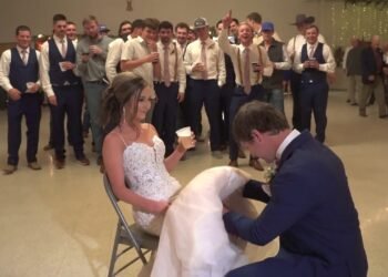 Bouquet and Garter Toss – Wedding Dress