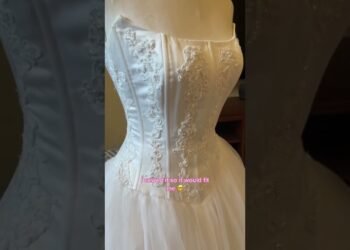 Dyeing an Old Wedding Dress Pink for Prom #diy #shorts #fashionhacks #dress