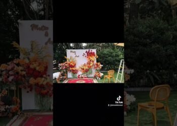 outdoor intimate wedding #wedding #weddingdecoration #outdoorwedding #diy #intimatewedding