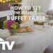 Easy methods to Set a Buffet Table | HGTV