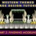Western Themed Wedding Stage in 3dsmax Part 2: Ending Modeling