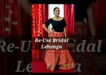 How To ReUse Wedding Lehenga | Ways To Reuse Wedding Lehenga | Bridal Dress #shorts #youtubeshorts