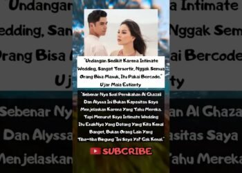 Pernikahan Al Ghazali Dan Alyssa Akan Berkonsep Intimate Wedding #youtubeshorts #ytshorts #shorts