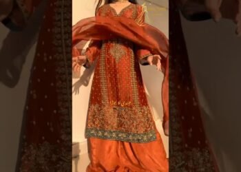 Eid Special and Party, Festival Mehndi and wedding Embroidered Dress Collection #shorts