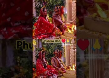 Day when the universe witnessed it's first intimate wedding ❤️🥰😍🙏