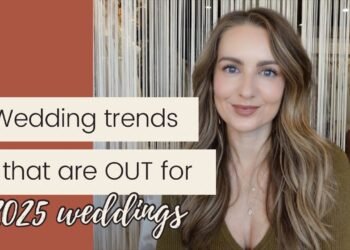 Wedding Trends That Are OUT For 2025