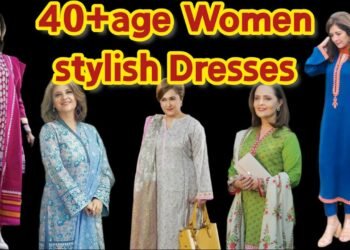 (PART 1) 40+and above  women age stlyish dressing ideas latest. #trending lastest dresses moms