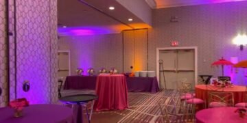 Ann Arbor Marriott Ypsilanti Michigan Room Tour Setup Indian Wedding Principal Ballroom Lighting Design