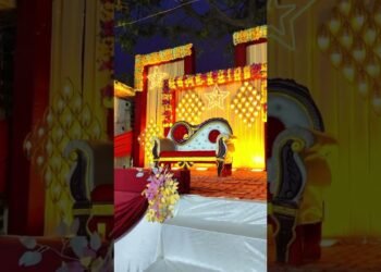 weeding stage decoration design for weeding #wedding #shorts #decoration