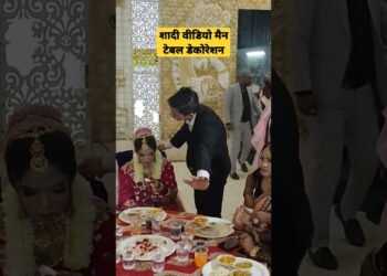 Shaadi video important table decoration | Wedding Video | #wedding #shaadi #viralshorts #viral  #shorts