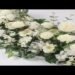 100cm Luxury White Rose Artificial Flower Row Wedding Table Centerpiece Flowers Backdrop Wall Arches
