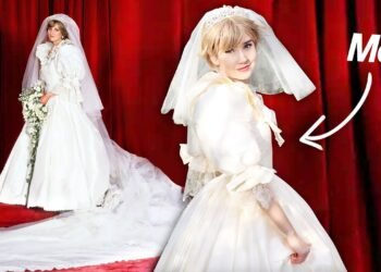 I Made Princess Diana's Wedding Dress *this took perpetually*