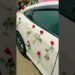 wedding Automobile decorations fresh Flowers decorations for
