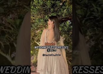 ✨🦋Aesthetic wedding guest dresses from meesho 🦋✨ #aesthetic #dress  #meesho follow for more