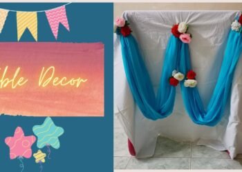 Find out how to decorate a Table for a Birthday Party?