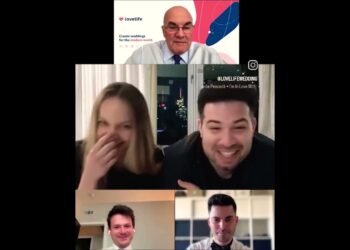 Intimate at-home online wedding! #onlinewedding #wedding #lovelifewedding #intimatewedding #marriage