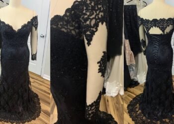 DIY Wedding Dress: Making of a Black Lace Wedding Dress
