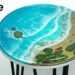 Methods to make an EPOXY OCEAN TABLE / resin art