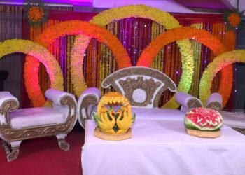 Bengali Style wedding Stage-( Best stage of 2018)//Stage design of ZIA Fullghar